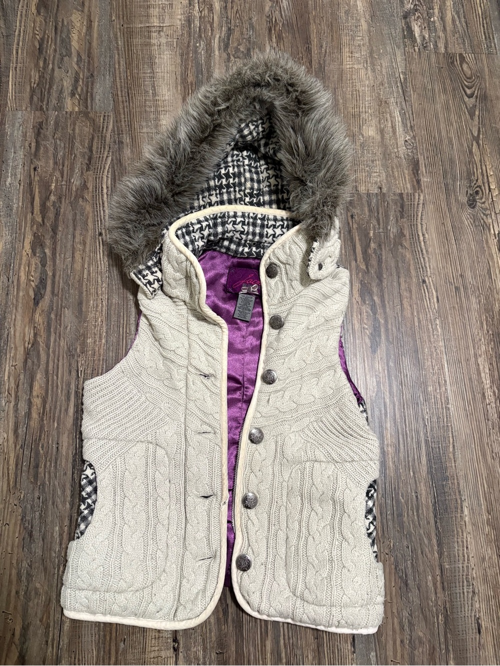 Jack By BB Dakota Women’s Sweater Vest $13.00 Size Small Early 2000